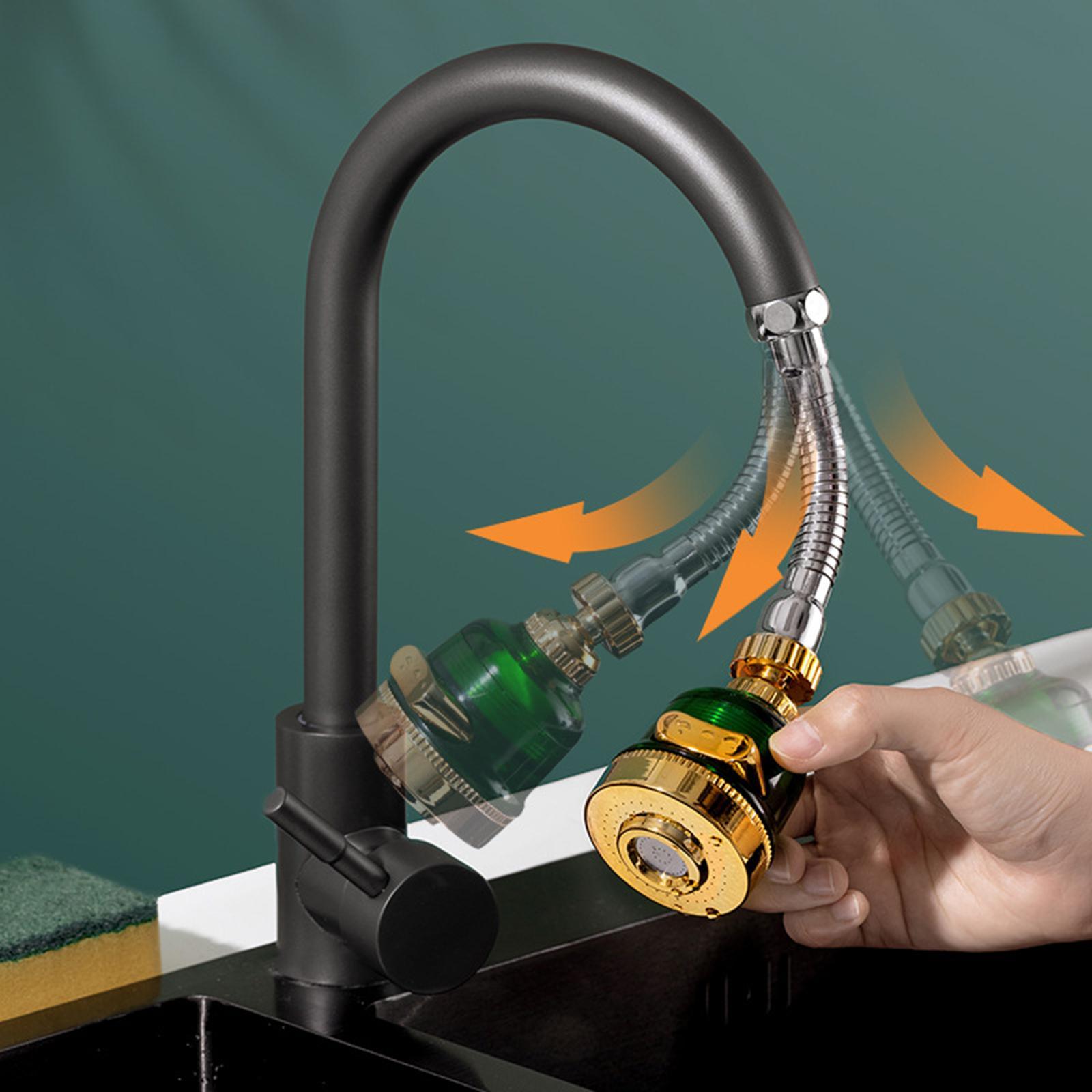 Kitchen Faucet Multifunction Flexible Faucet Green