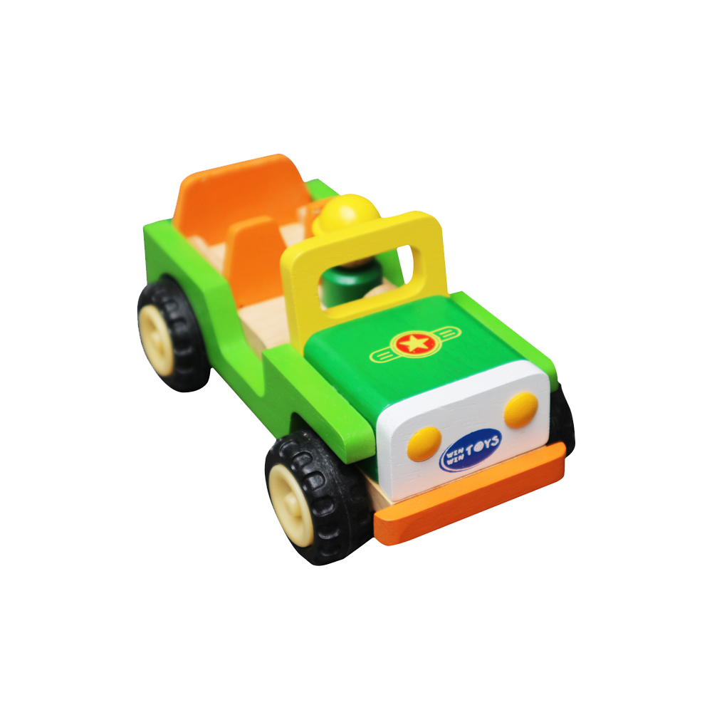 Đồ chơi gỗ Winwintoys - Xe Jeep xe ô tô cho bé