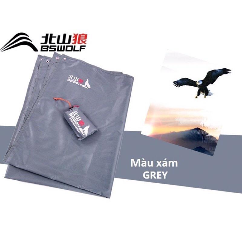 Thảm dã ngoại chống nước BSW-FL001 - 220150cm, 220180cm, 300220cm - Màu xám - FL001-220150cm