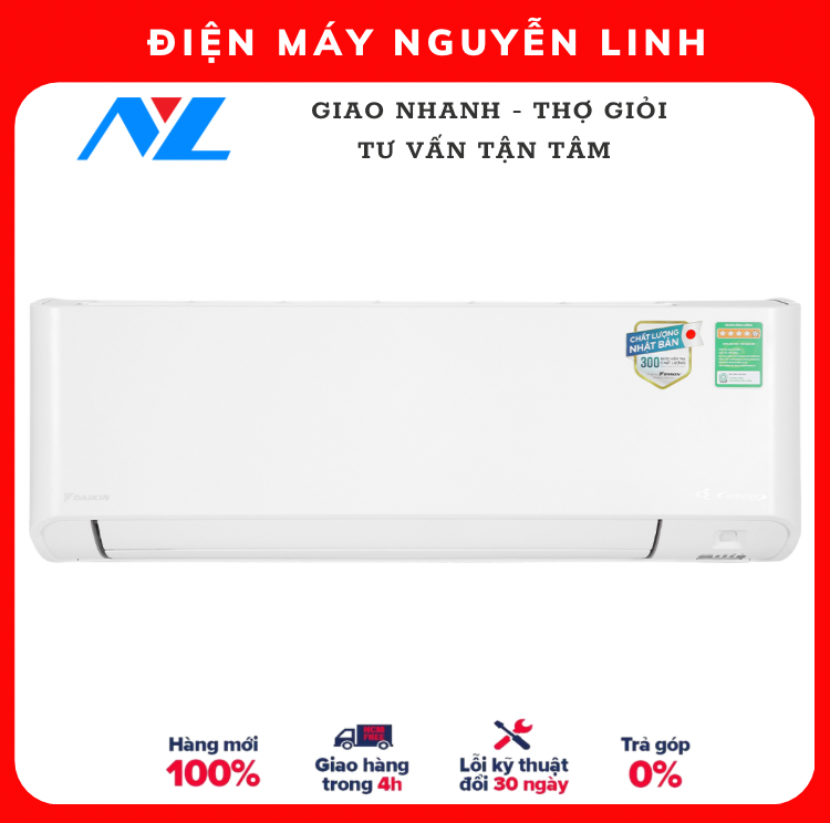 HÀNG CHÍNH HÃNG -  Máy lạnh Daikin Inverter 1.5 HP FTKY35WAVMV - Chỉ Giao HCM