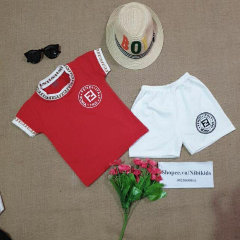 Bộ Cộc Tay Cho Bé Hình Cậu Bé Bút Chì - QATE33