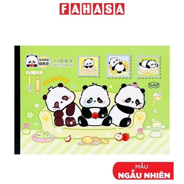 Sổ Vẽ Phác Họa Gấu Panda - iiGEN YZ3055 (Mẫu Bìa Giao Ngẫu Nhiên)