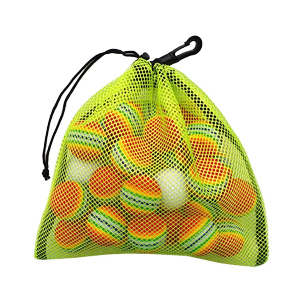 3-5pack Durable Mesh Nets Bag Pouch Golf Tennis Ball Carrying Holder Storage