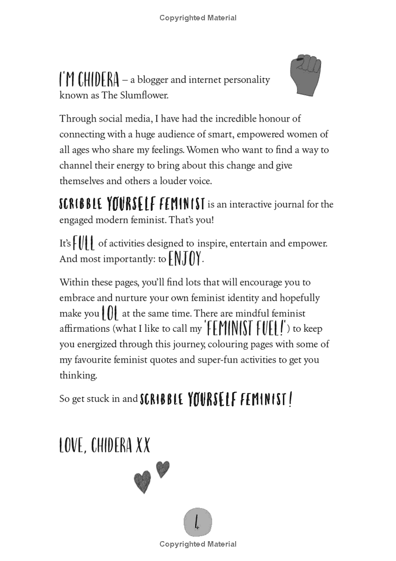 Sách ngoại văn: Scribble Yourself Feminist