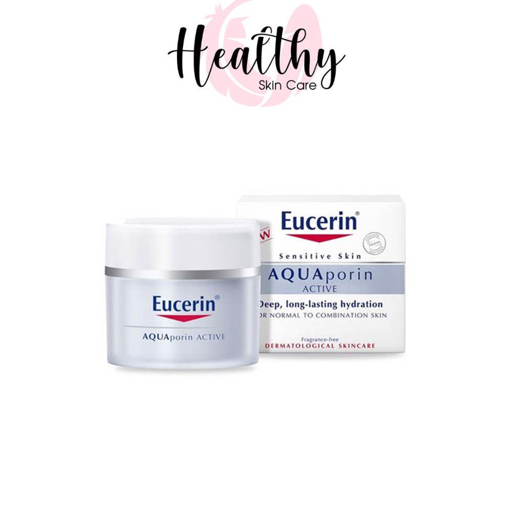 Kem dưỡng ẩm dịu nhẹ cho da thường đến da hỗn hợp Eucerin Aquaporin Active Cream 50ml