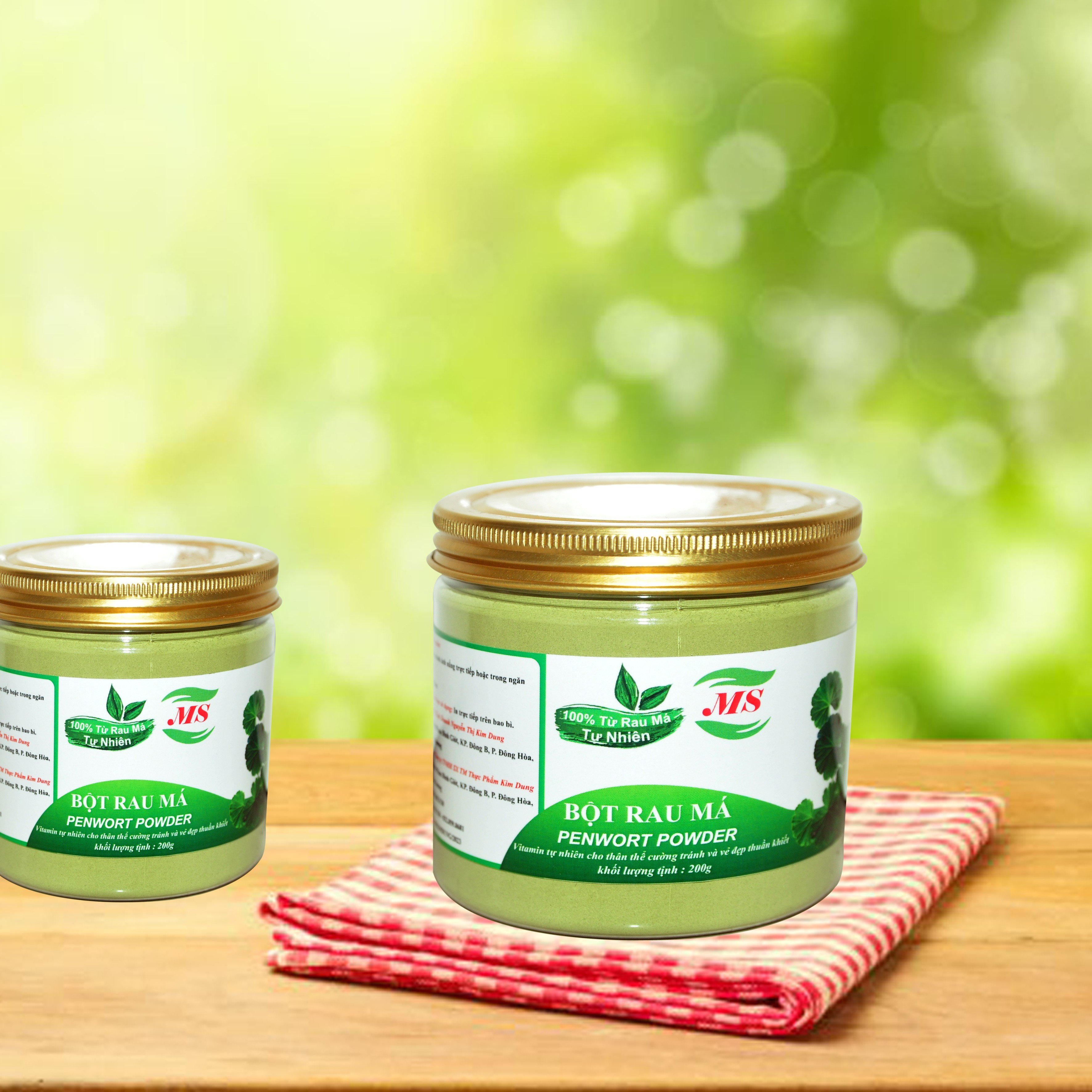 Bột rau má nguyên chất - 200g - bột rau má sấy lạnh