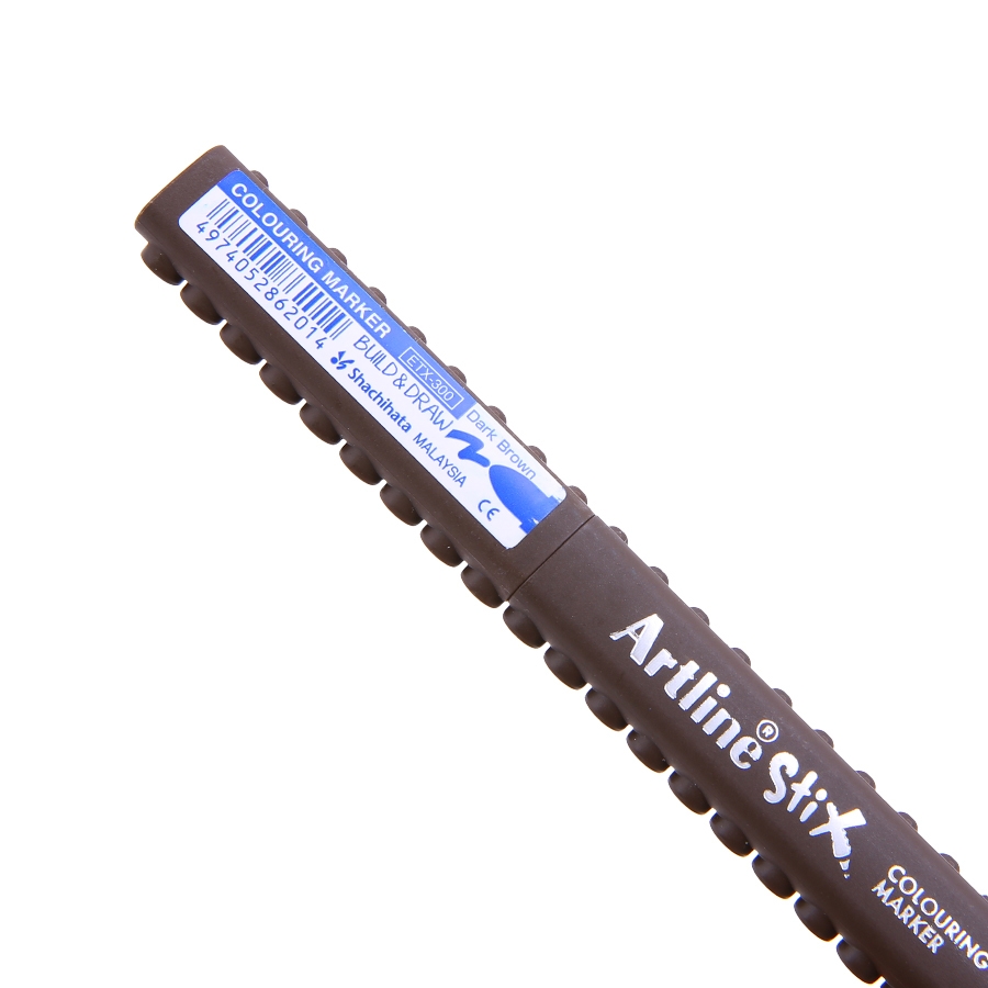 Bút Lông Màu Artline Stix ETX-300DBR - 1.2mm - Nâu Đậm