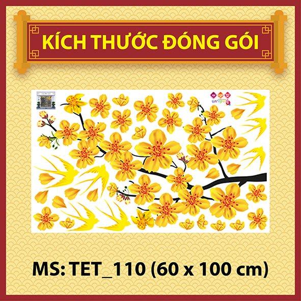 DECAL TRANG TRÍ TẾT NGUYÊN ĐÁN 2022 COMBO SỐ 8