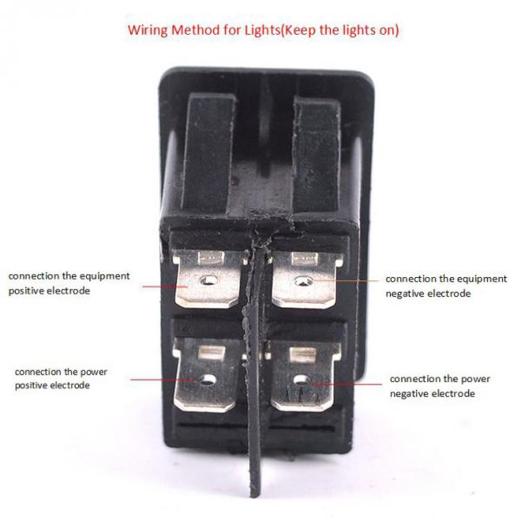 12V 35A     Rocker Toggle Switch