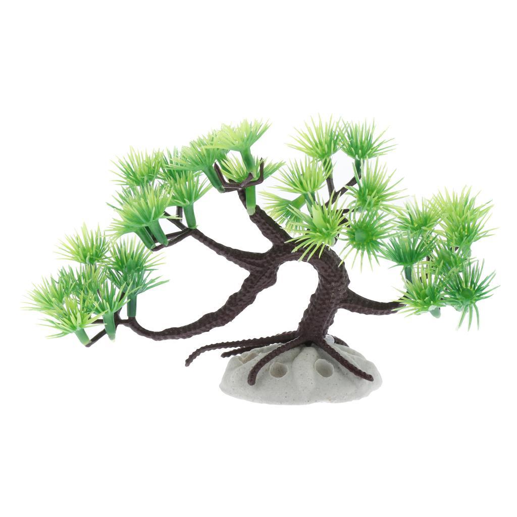 Aquarium Decor Fish Tank Decoration Ornament Artificial Plastic Plant