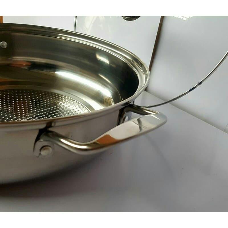 Nồi Lẩu-Bát Lẩu inox Cao Cấp 30cm dành cho mọi loại bếp