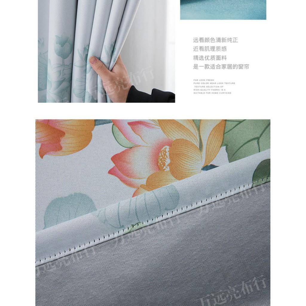 Rèm che nắng rèm treo cửa hoa sen và cá nhiều size