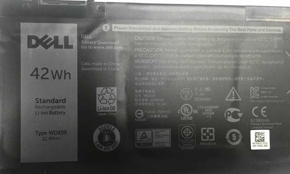 Pin dành cho Laptop Dell Inspiron 13 5378, 5368, 13 5820 Series (Z.IN) hàng chính hãng.