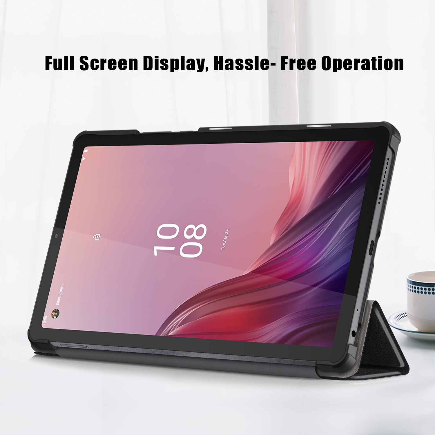 Bao Da Cover Dành Cho Máy Tính Bảng Lenovo Tab M9 TB-310FU 9 Inch 2023 Hỗ Trợ Smart Cover