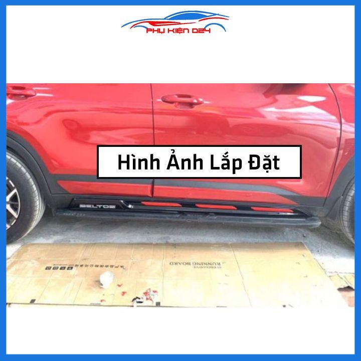 Bộ ốp nẹp sườn Seltos 2020-2021-2022 phía dưới trang trí làm đẹp xe
