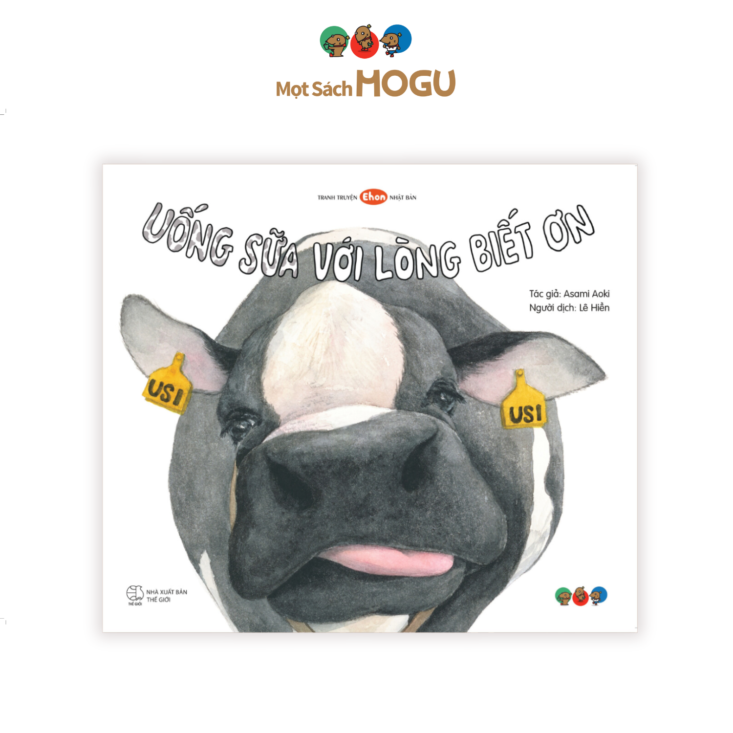 Truyện Ehon bé 3-4-5 tuổi - Uống sữa với lòng biết ơn