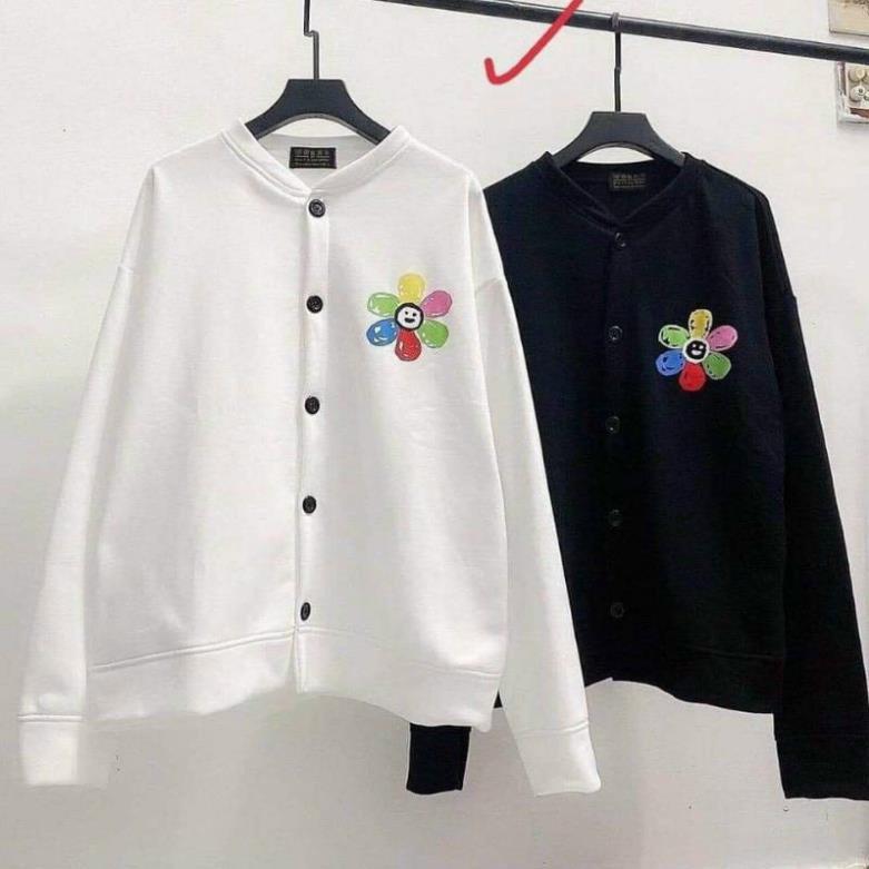 ÁO CADIGAN IN HOA CÚC MAISON UNISEX, dành cho nam nữ kèm ảnh thật