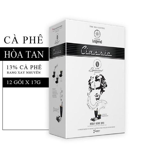 Combo 2 Hộp Cà Phê Sữa Hòa Tan - Legend Classic - Hộp 12 gói - Trung Nguyên Legend (Gu mạnh, vị đắng đậm đà)