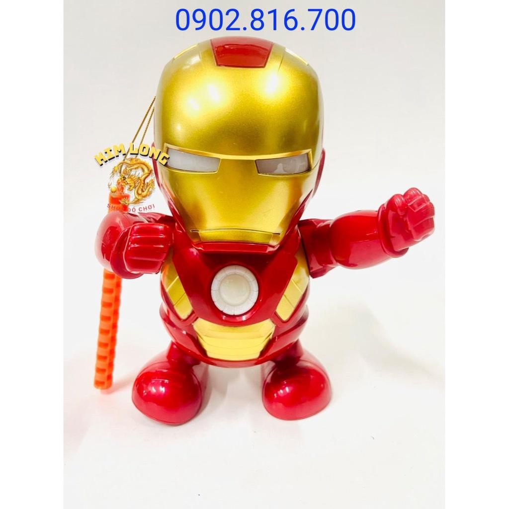 Đồ chơi lồng đèn siêu nhân Iron man cho bé trai tặng kèm pin quà tặng trung thu cho bé