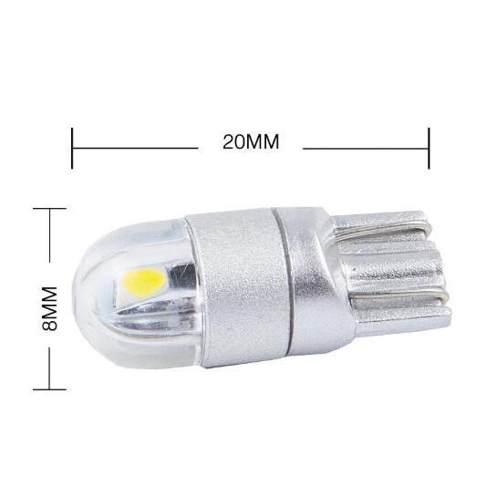 Bóng Đèn Led Yr-2X T10 W5W 3030 2smd 12v Siêu Sáng Dành Cho Xe Hơi / Xe Máy