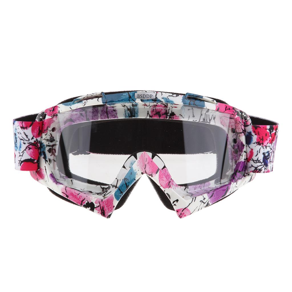 Unisex Motorcycle Goggles Dirt Bike Goggles Grip for ATV Motocross Goggles Glasses Lens Kit Fit for Men Women Youth