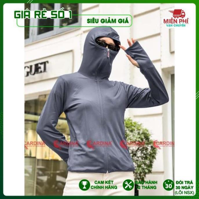 Áo Chống Nắng Nữ cao cấp thun lạnh 2 Lớp, làm mát, kháng khuẩn, khử mùi hôi, Chống tia UV
