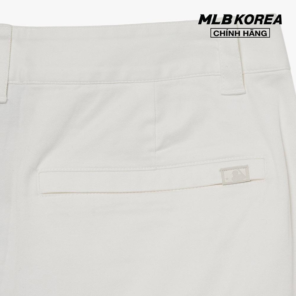 MLB - Quần shorts ngang gối nam Basic Medium Logo Bermuda 3LSMB0633-07WHS