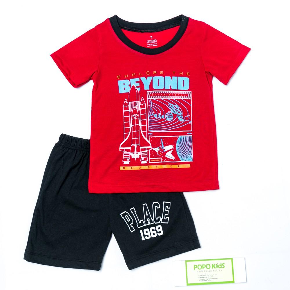 Bộ cộc tay bé trai, đồ bộ bé trai