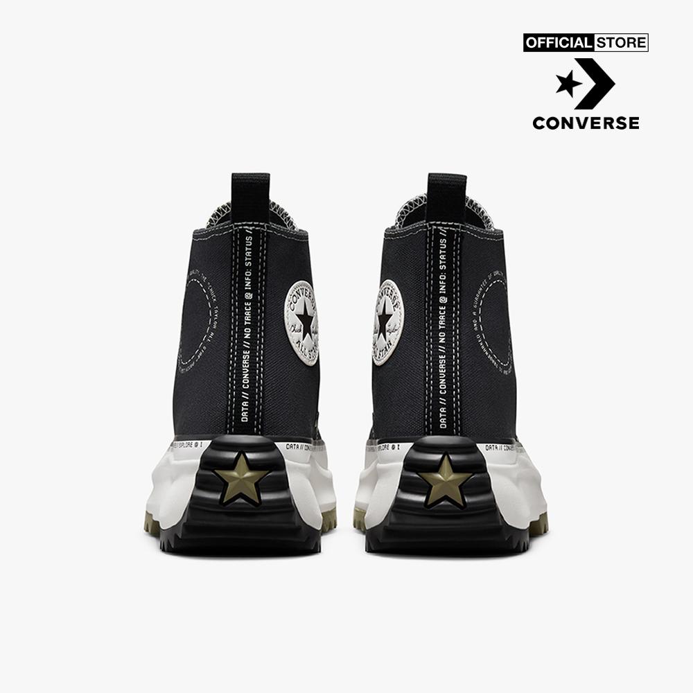 CONVERSE - Giày sneakers cổ cao unisex Run Star Hike Platform Global Logo A03776C-GRE0_BLACK