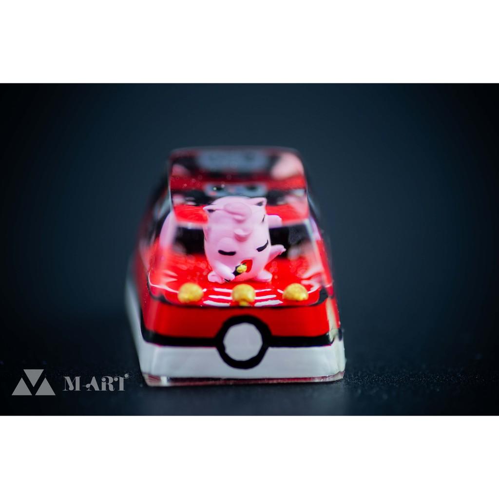 Nút dành cho bàn phím cơ resin SA R1 Pokemon Jigglypuff - Jigglypuff Pokemon Keycaps