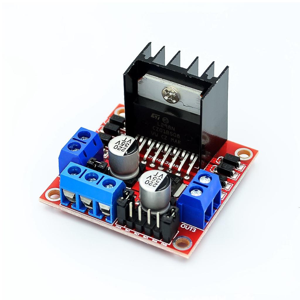 Module Điều Khiển Động Cơ Bước L298N Dành Cho Arduino # linh kiện điện tử