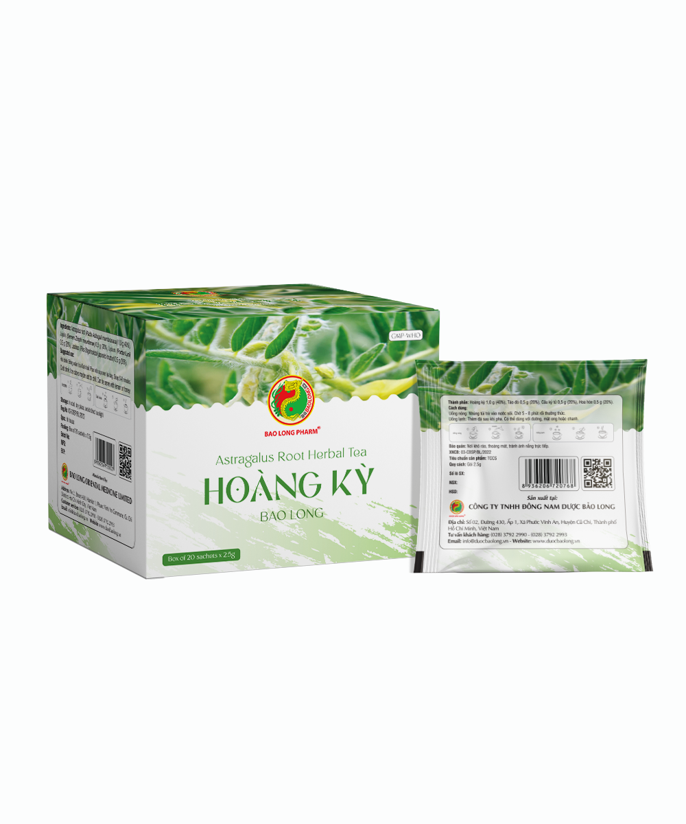 Trà Thảo Mộc Hoàng Kỳ - Bảo Long - Hàng Chính Hãng