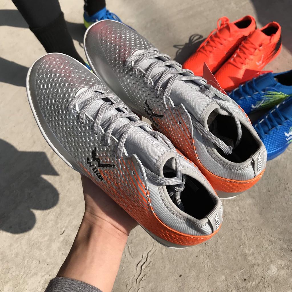 Giày bóng đá chính hãng Wika Flash Xám 2022
