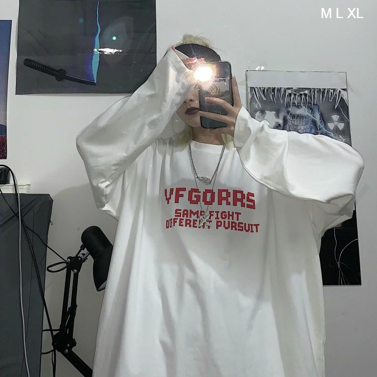 Áo Thun Tay Dài Unisex Form Rộng GAME OVER Ulzzang