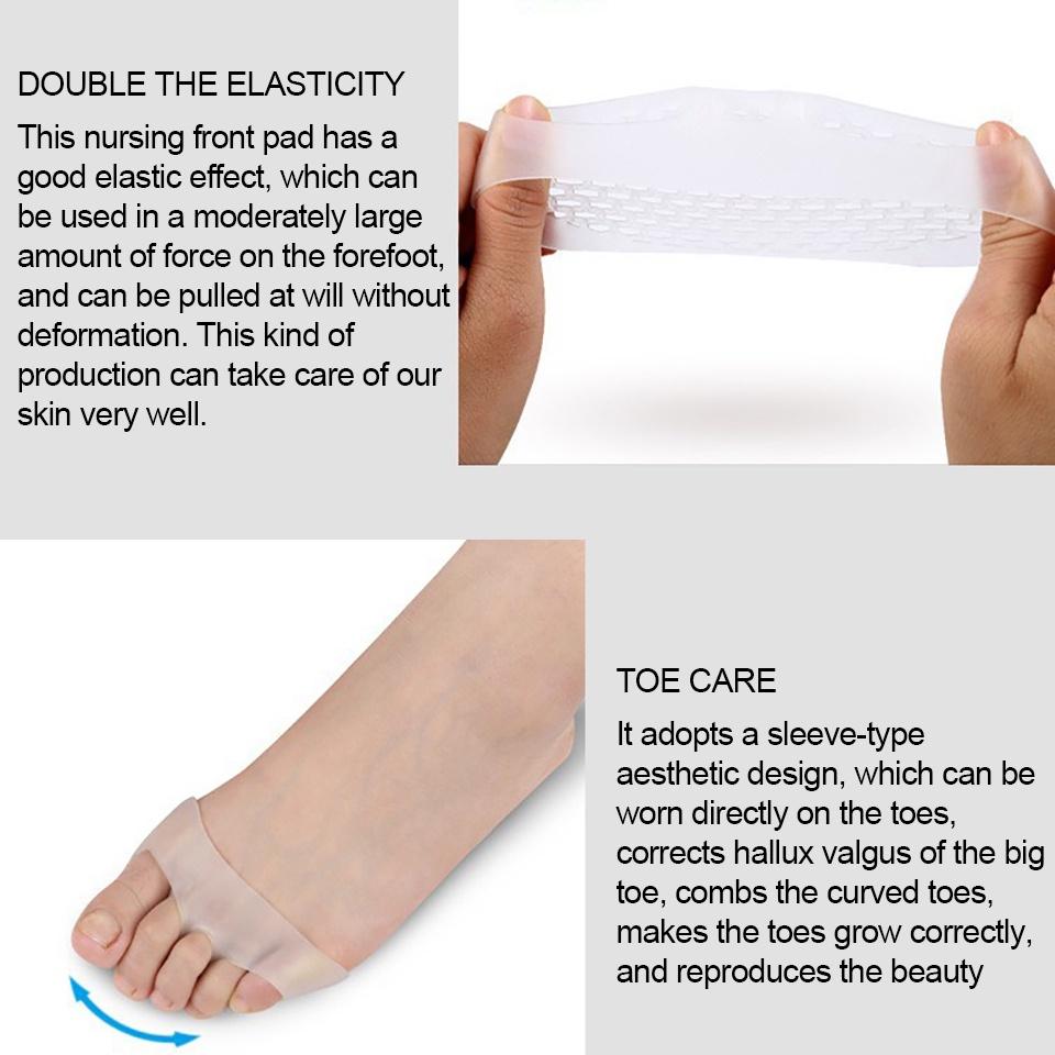Set 3 Cặp Đệm Silicone Chống Trượt Co Giãn Thoáng Khí Cho Giày Cao Gót