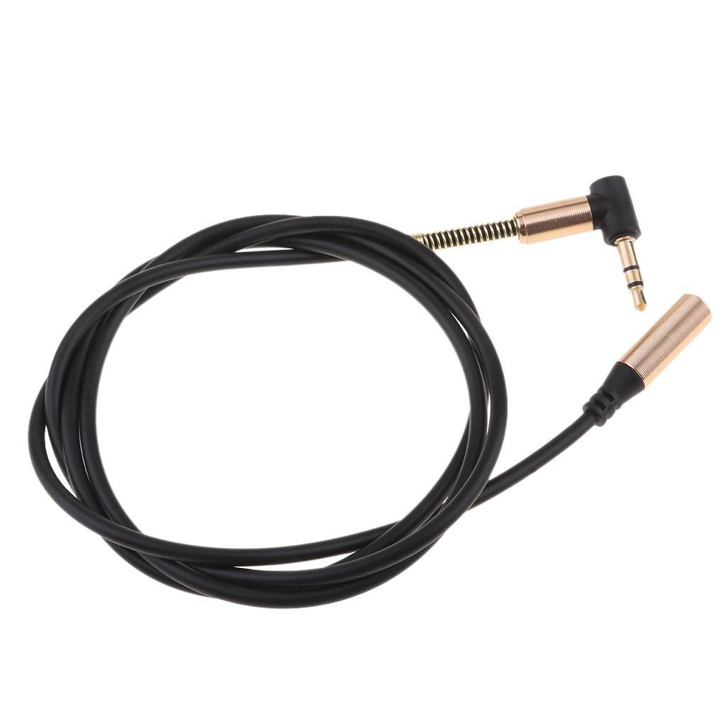 3.5mm Extension Audio Male to Female Aux Headphone Cable white