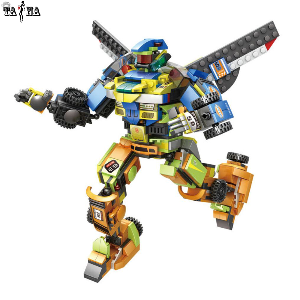 Đồ chơi lắp ráp mô hình người máy Robot 4in1