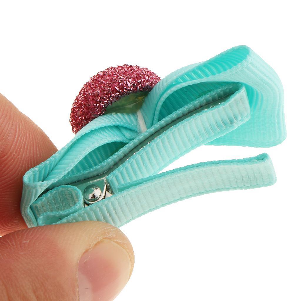 2-3pack 5Pcs Colorful Baby Girl Hair Clip Bows Cap Alligator Clips Barrettes