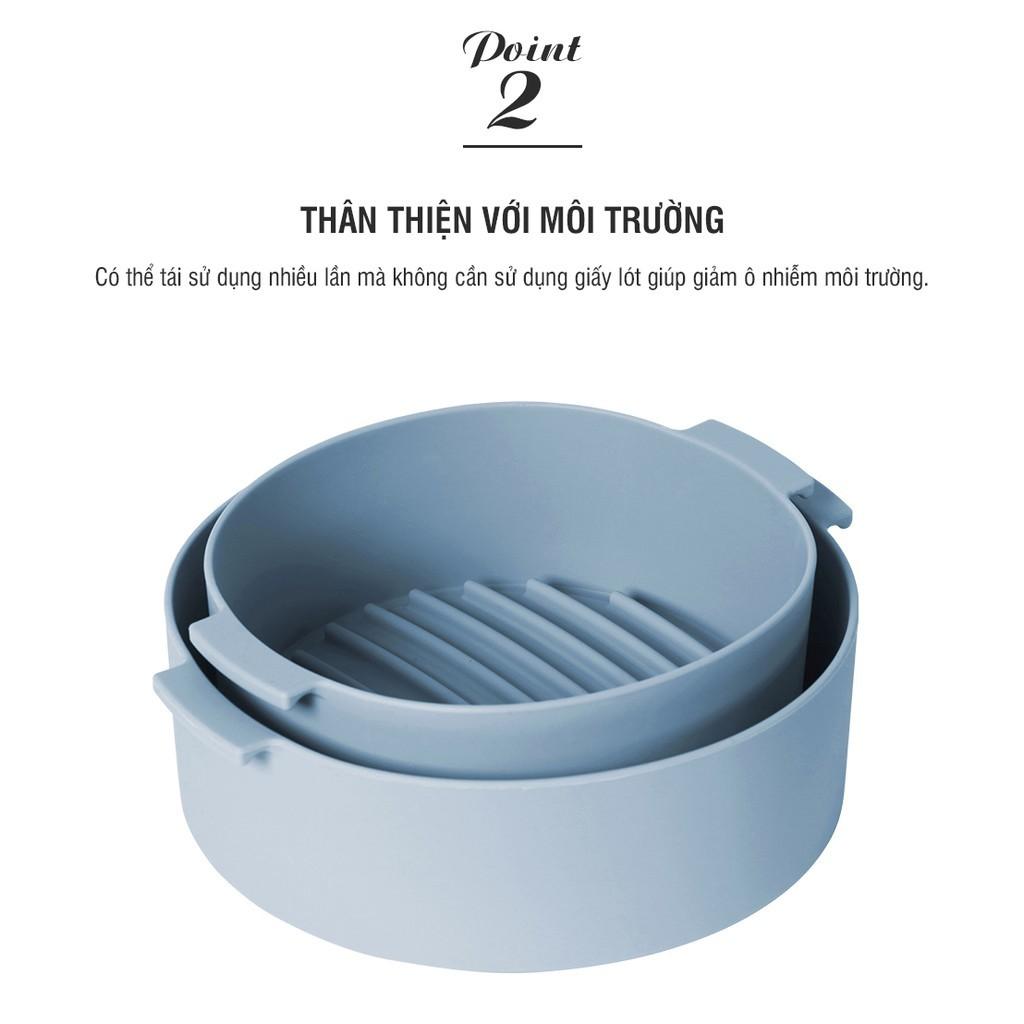 Khay Silicone dành cho nồi chiên không dầu 3.5L và lò vi sóng-CKB002, CKB003