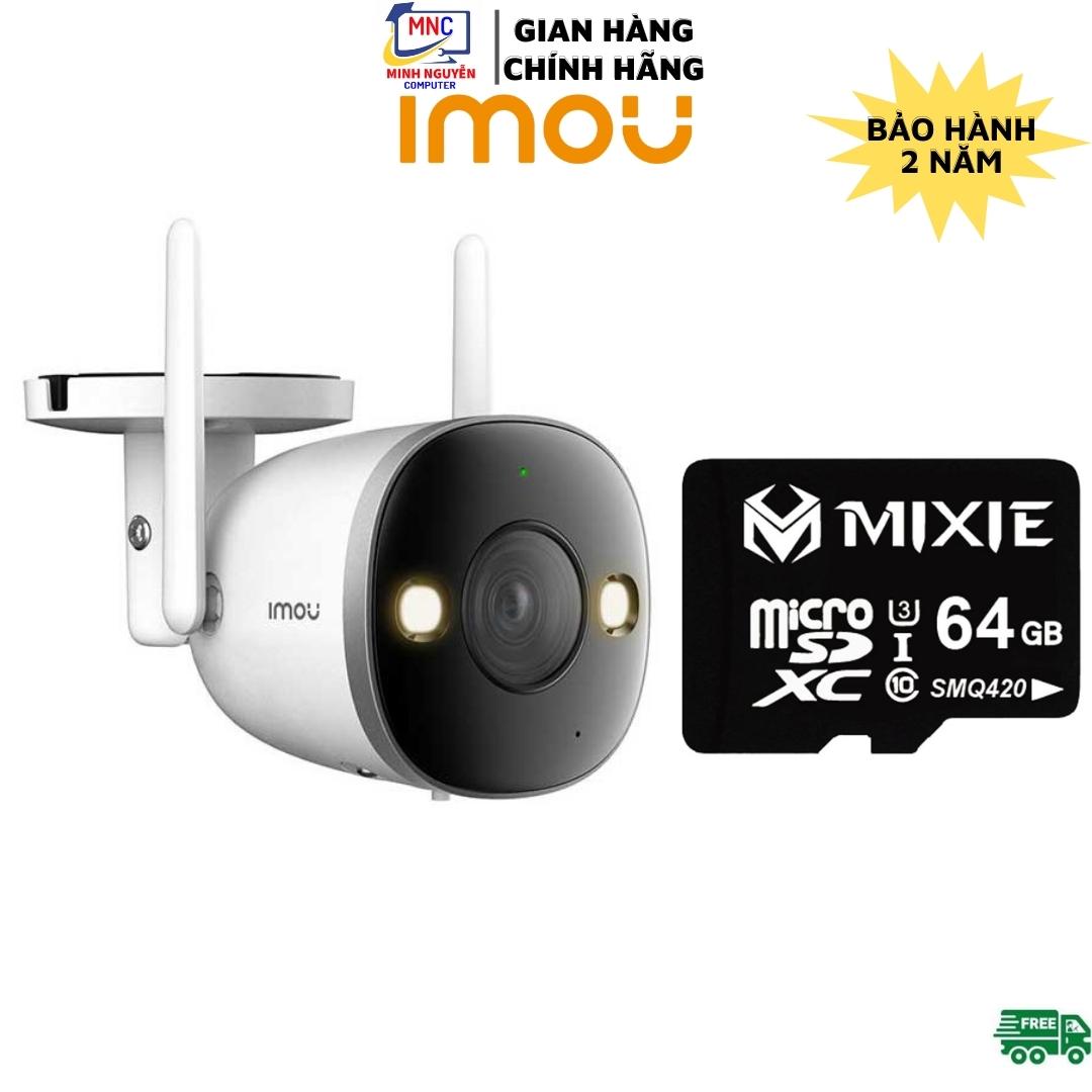 Camera Wifi ngoài trời Imou Bullet 2 IPC-F42FEP-D 4MP 2K, (Có Màu Ban Đêm) - Hàng Chính Hãng