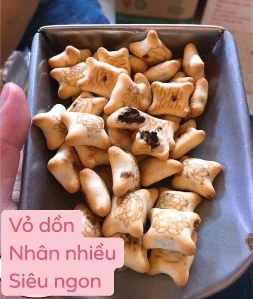 Bánh Gấu Thái Lan nhân kem sữa socola hủ pet 300gr