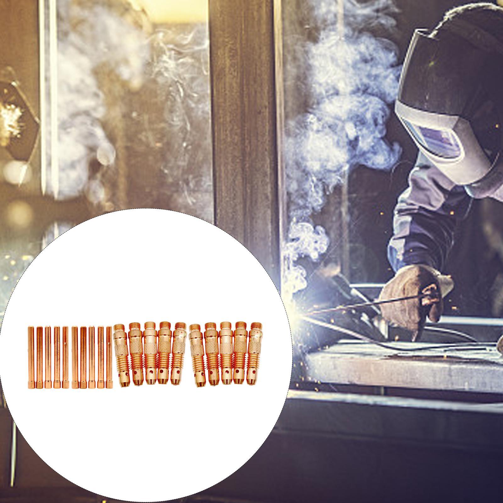 20x Collets Consumables Collet Body for TIG Welding Replacements Spare Parts