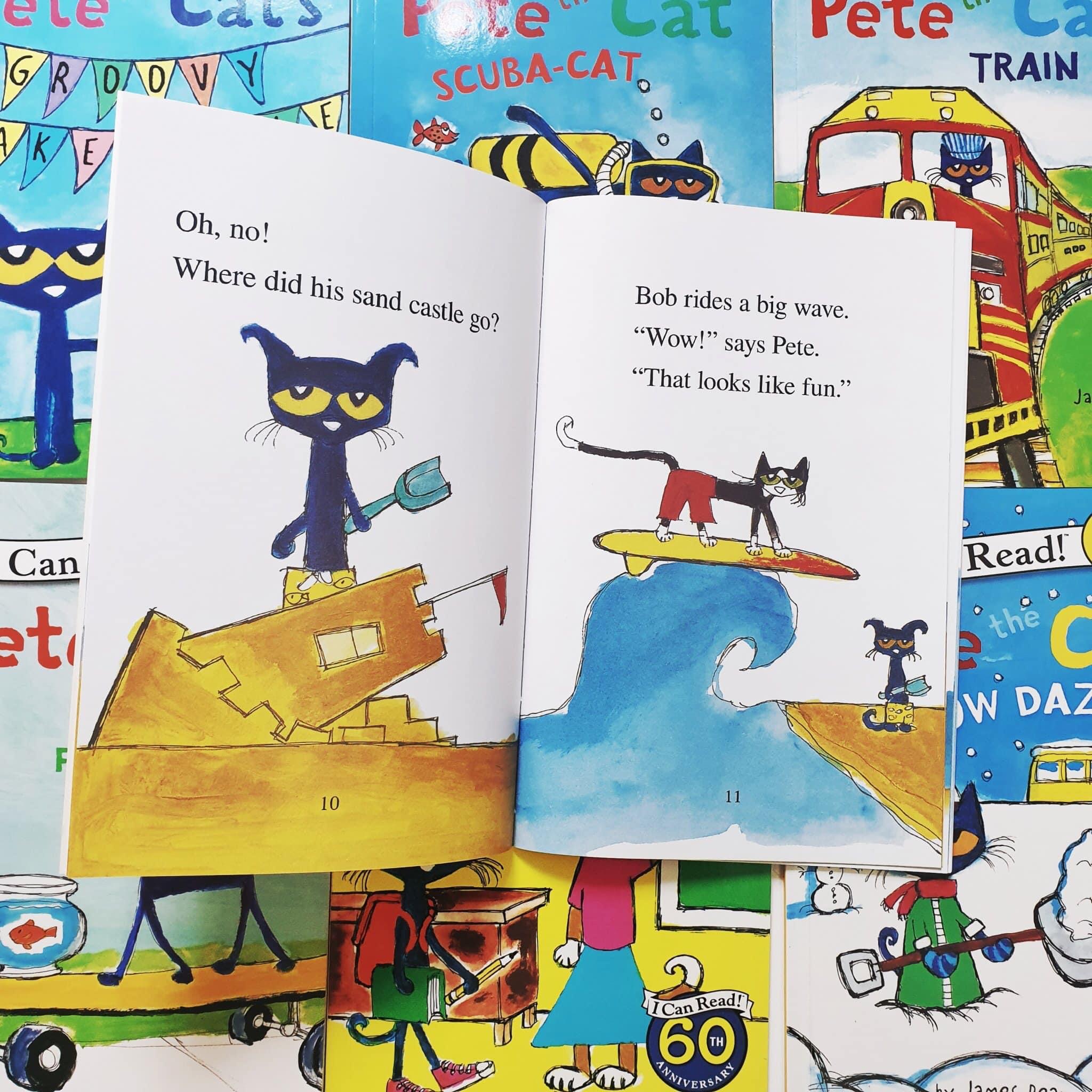 Pete the cat - nhập khẩu -24Q kèm file nghe mp3