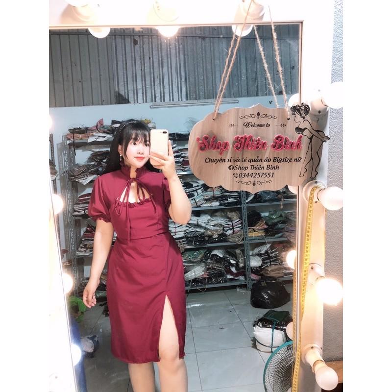 Đầm cổ tàu xẻ tà
