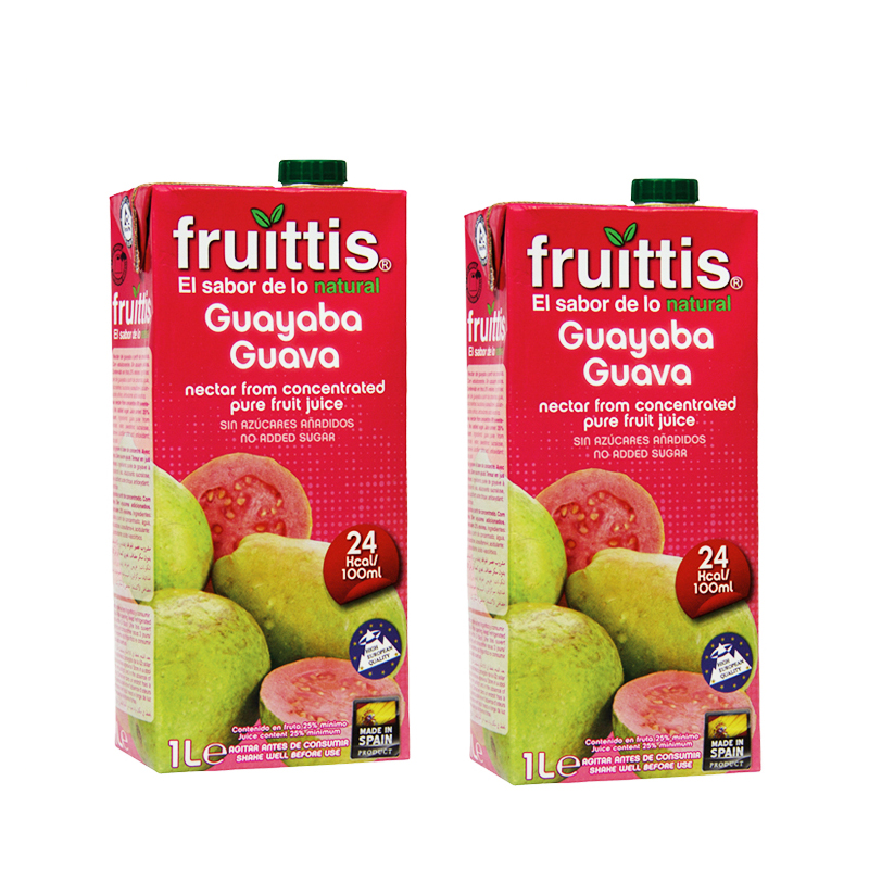 Combo 2 hộp nước ép Fruittis ổi 1L