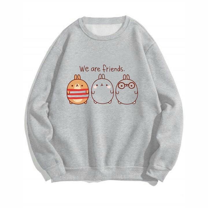 ÁO SWEATER NỈ UNISEX IN 3 GÀ CON FORM NAM NỮ SIÊU DỄ THƯƠNG