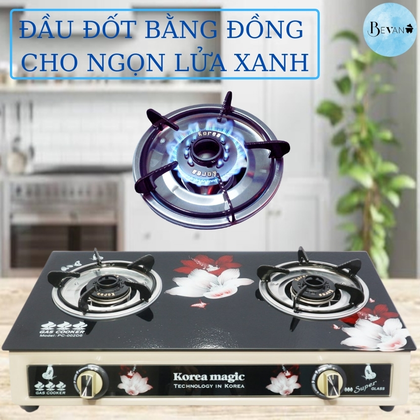 [ SIÊU PHẨM 2020 ] Bếp Gas Dương 2 lò Korea Magic PC-002D6 Tinh Tế , Sang Trọng Phù Hợp Với Mọi Gia Đình