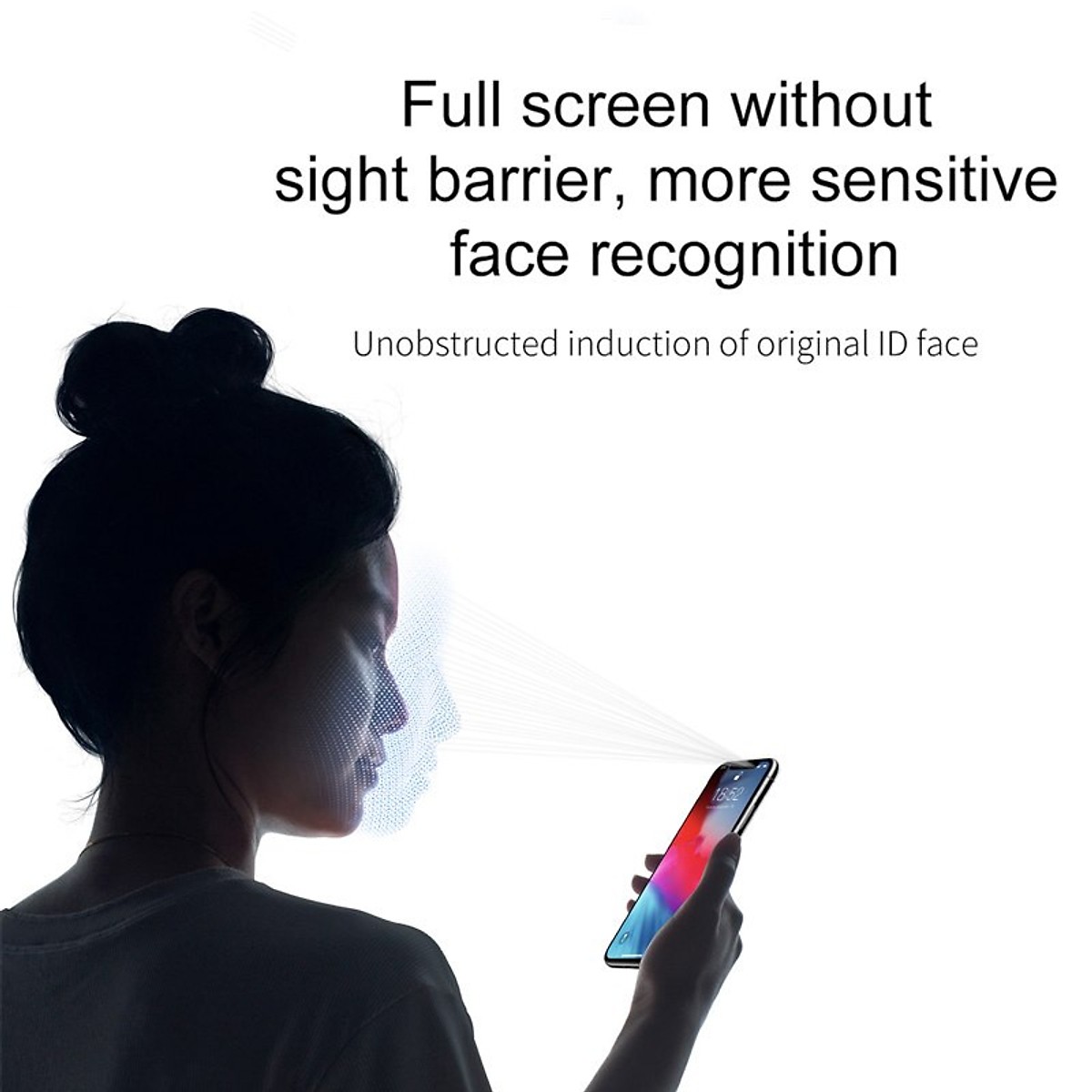 Bộ 2 Miếng dán kính cường lực Full 3D cho iPhone 11 Pro Max / iPhone Xs Max hiệu Baseus bảo vệ màng loa chống bụi - Hàng nhập khẩu
