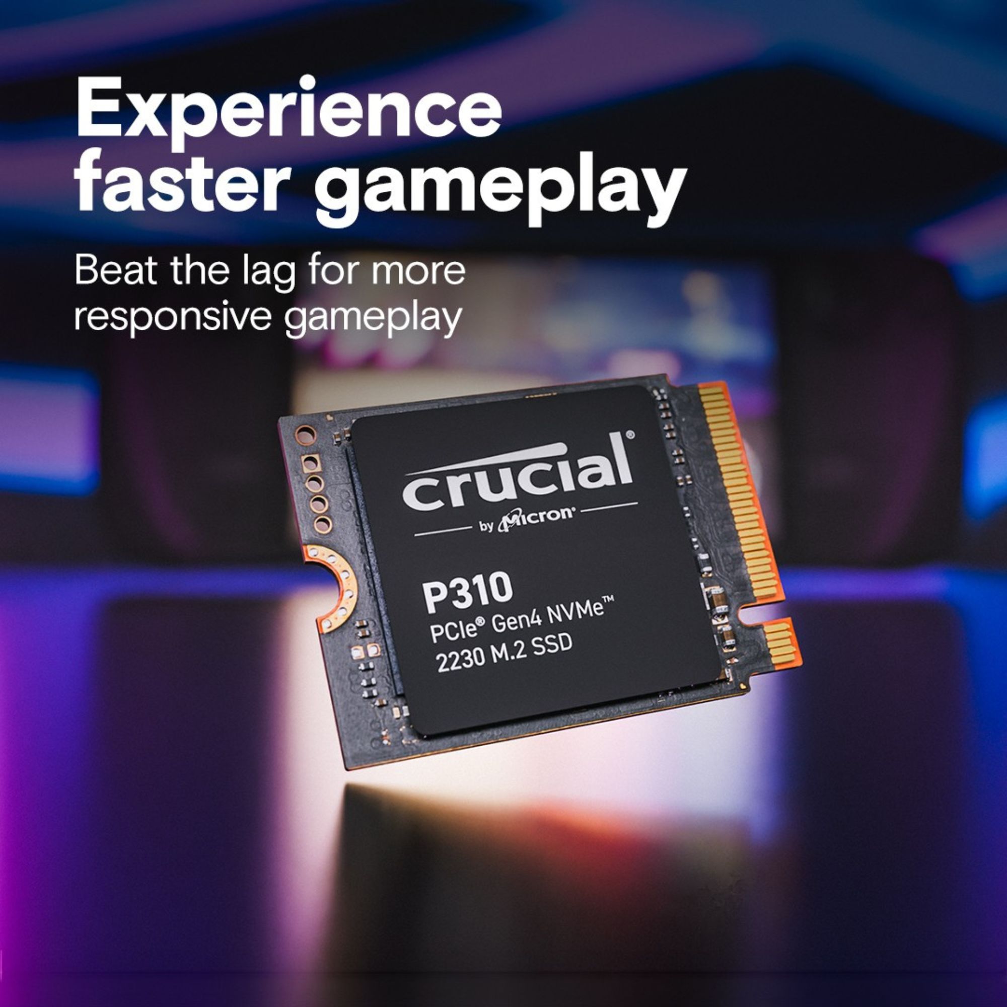 Crucial P310 1TB PCIe Gen4 NVMe 2230 M.2 SSD-CT1000P310SSD2 - Hàng chính hãng