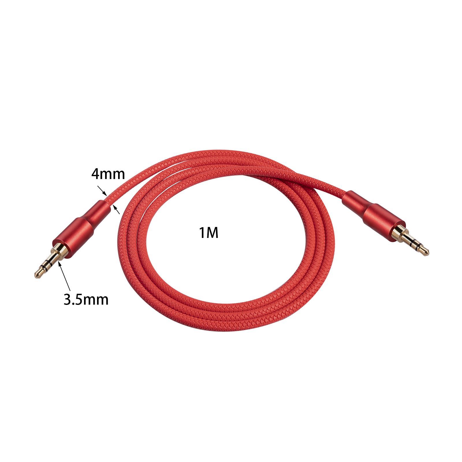 AUX Cable 3.5mm HiFi Male Speaker Line Auxiliary Cable for Computer Stereo Audio Cable